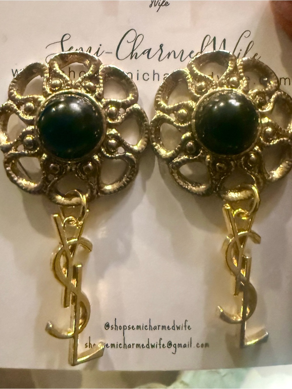 Vintage YSL Earrings